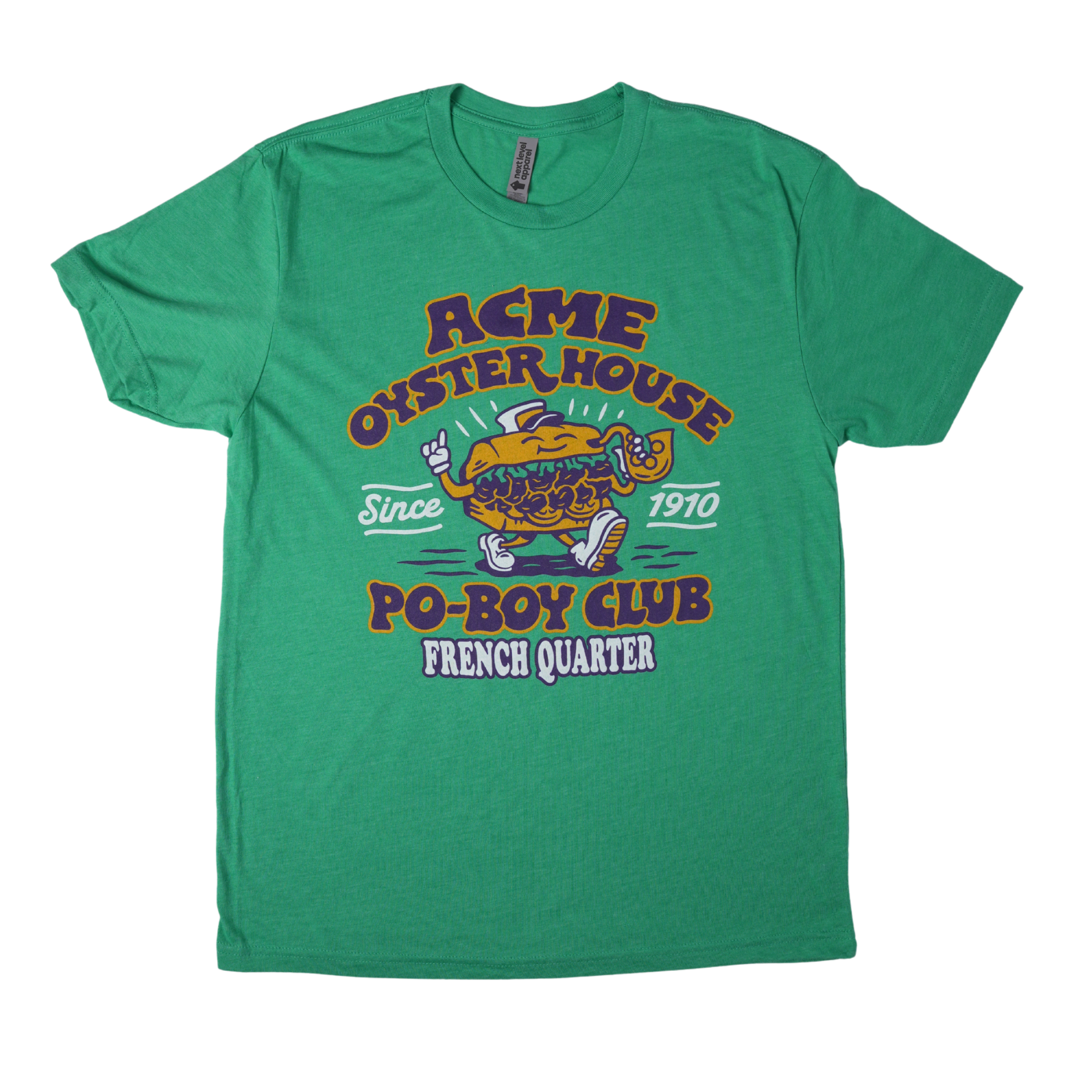 Po-Boy Club Tee Mardi Gras Edition