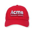 Acme Logo Dad Hat - Red/Black