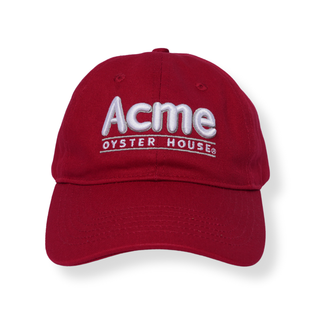 Acme Logo Dad Hat - Crimson/Grey