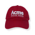 Acme Logo Dad Hat - Crimson/Grey