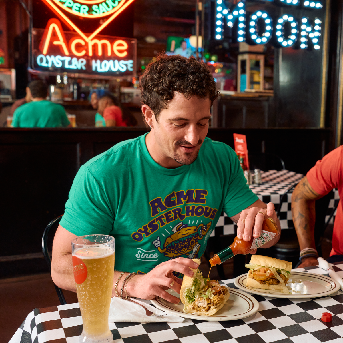 Po-Boy Club Tee Mardi Gras Edition